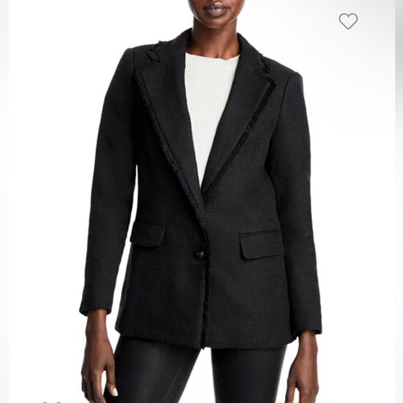 Karl Lagerfeld Paris Tweed Blazer - Picture 2 of 5